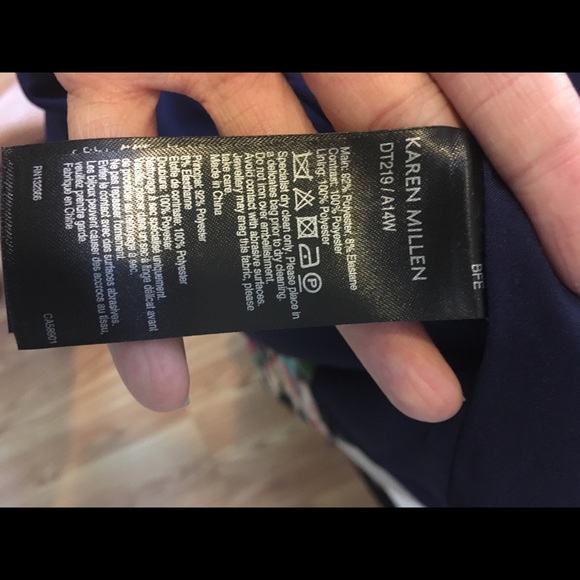 NWT Karen Millen Mesh & lace pencil dress - Picture 8 of 8